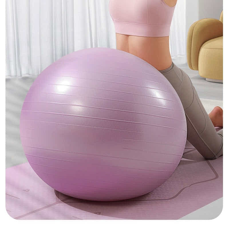 DS BS 65cm Yoga Ball Thick Anti Burst Exercise Ball - Pink