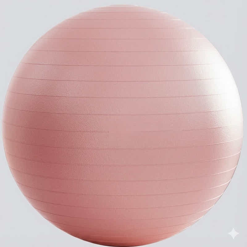 DS BS 65cm Yoga Ball Thick Anti Burst Exercise Ball - Pink