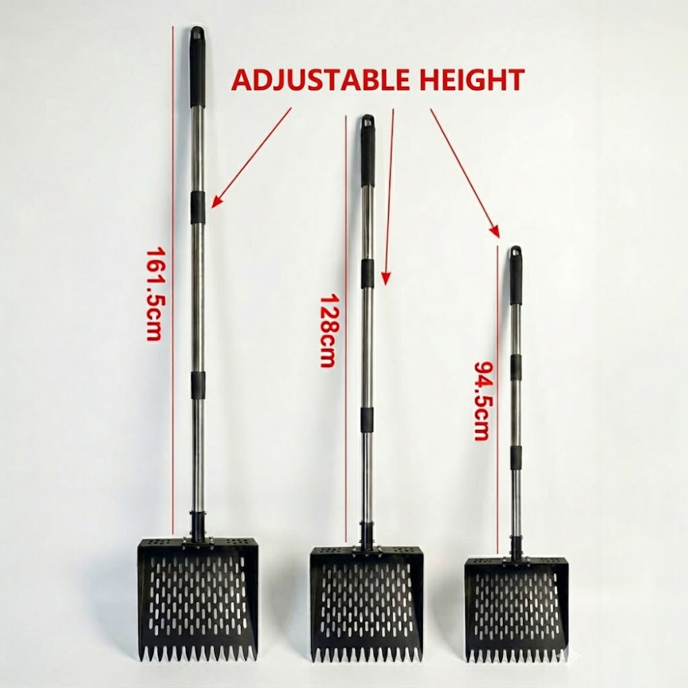 DS BS Metal Garden Spade Shovel Carbon Steel Head for Backyard Digging