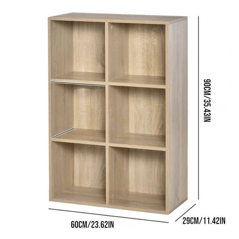 DS BS 6 Cubes Storage Bookcase Organizer