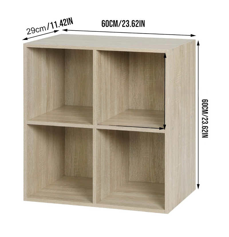 DS BS 4 Cubes Storage Bookcase Organizer