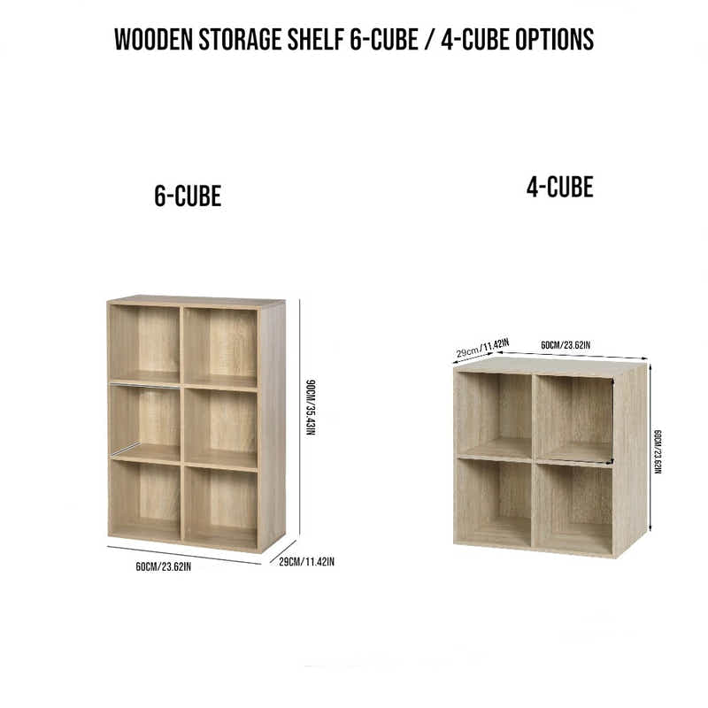 DS BS 4 Cubes Storage Bookcase Organizer