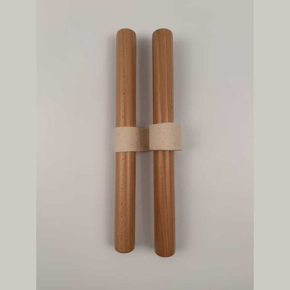 DS BS Professional Natural Wood Fitness Stretching Band