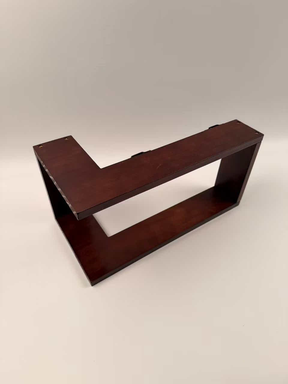 DS BS Corner Floating Shelves | Walnut color