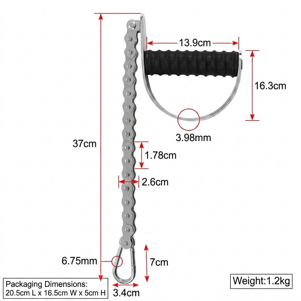 DS BS Wrist Strength Trainer | Stainless Steel Chain