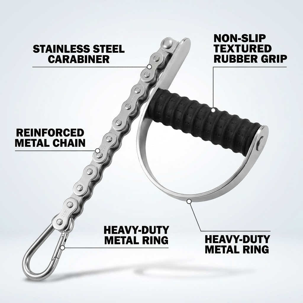 DS BS Wrist Strength Trainer | Stainless Steel Chain