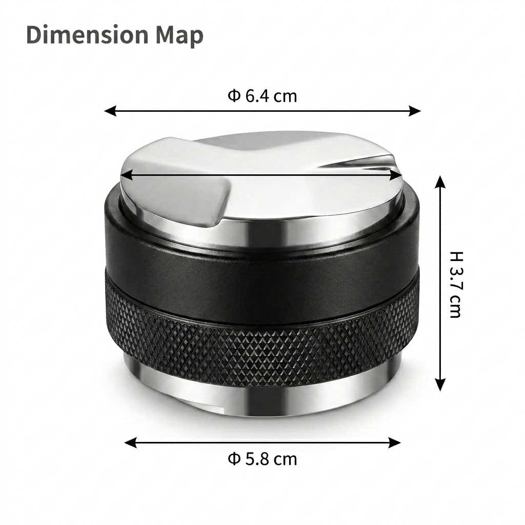 DS BS 58mm Dual-Head Coffee Distributor & Tamper