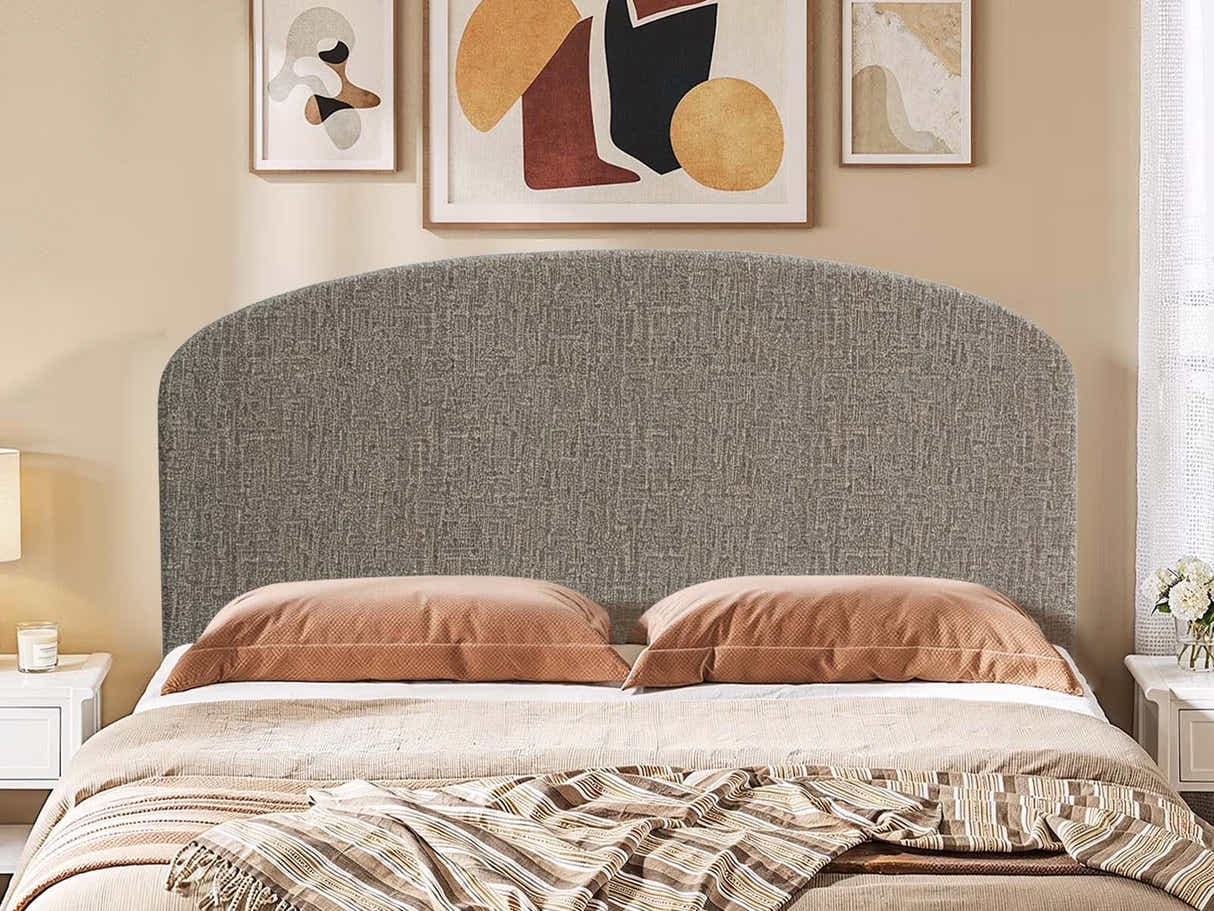 DS Xclusive Aylton Headboard Chenile Grey Double