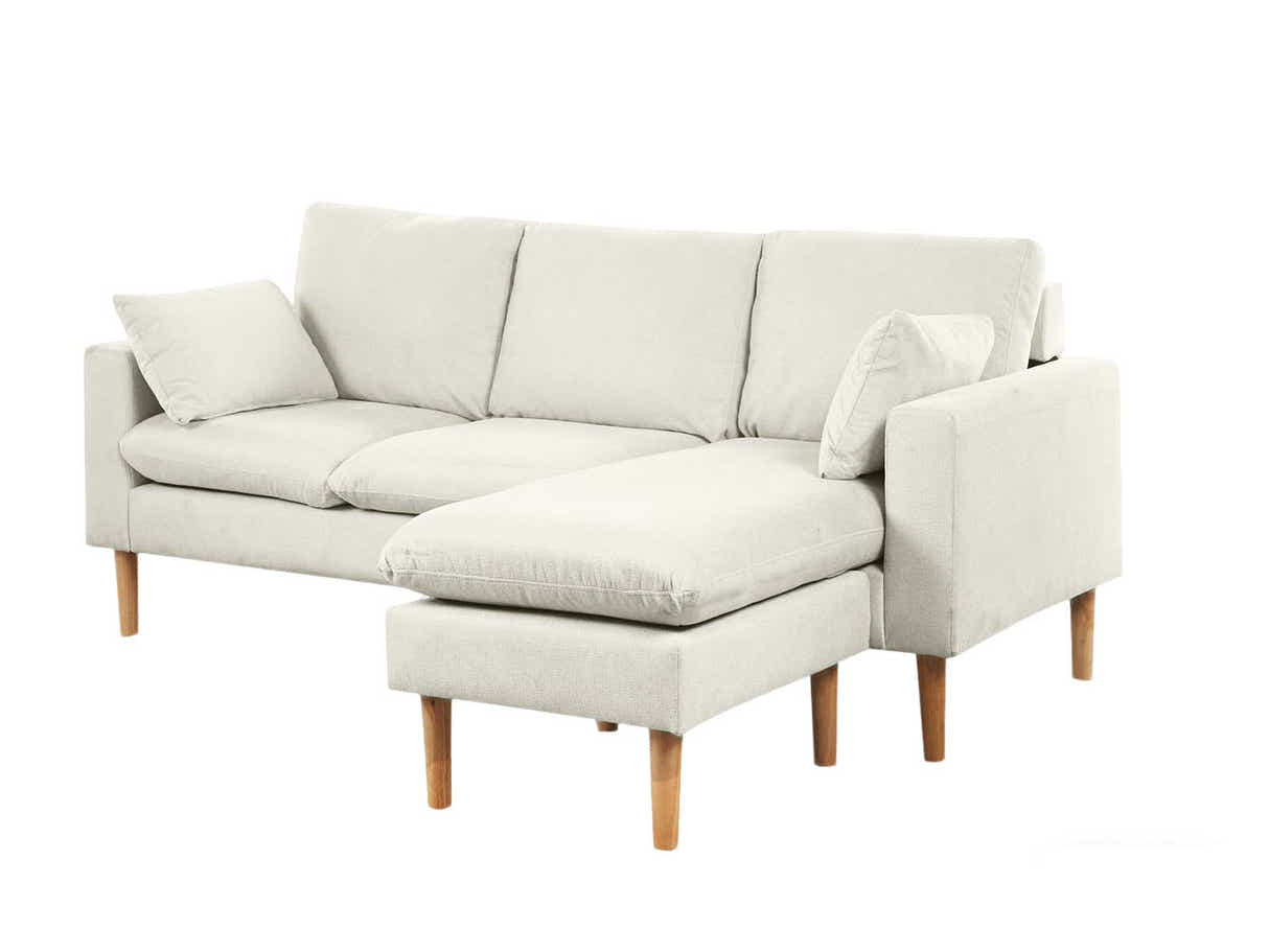 Darius Corner Sofa Linen - Cream