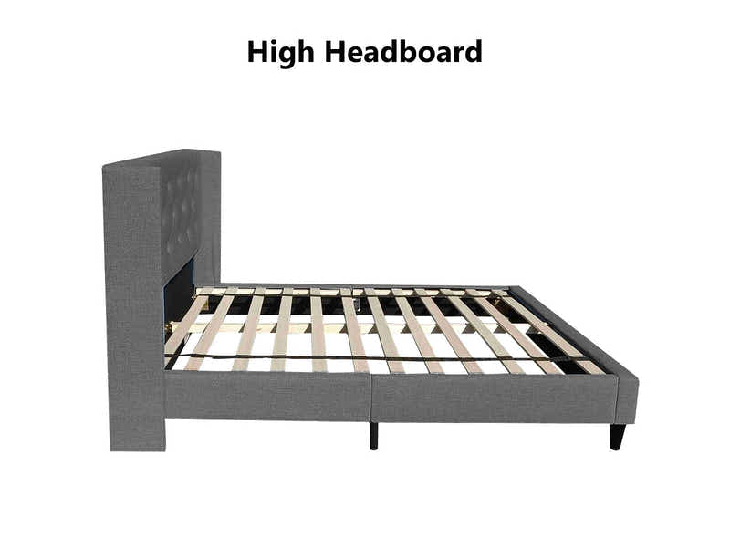 Cordelia Bed Frame Black - Double