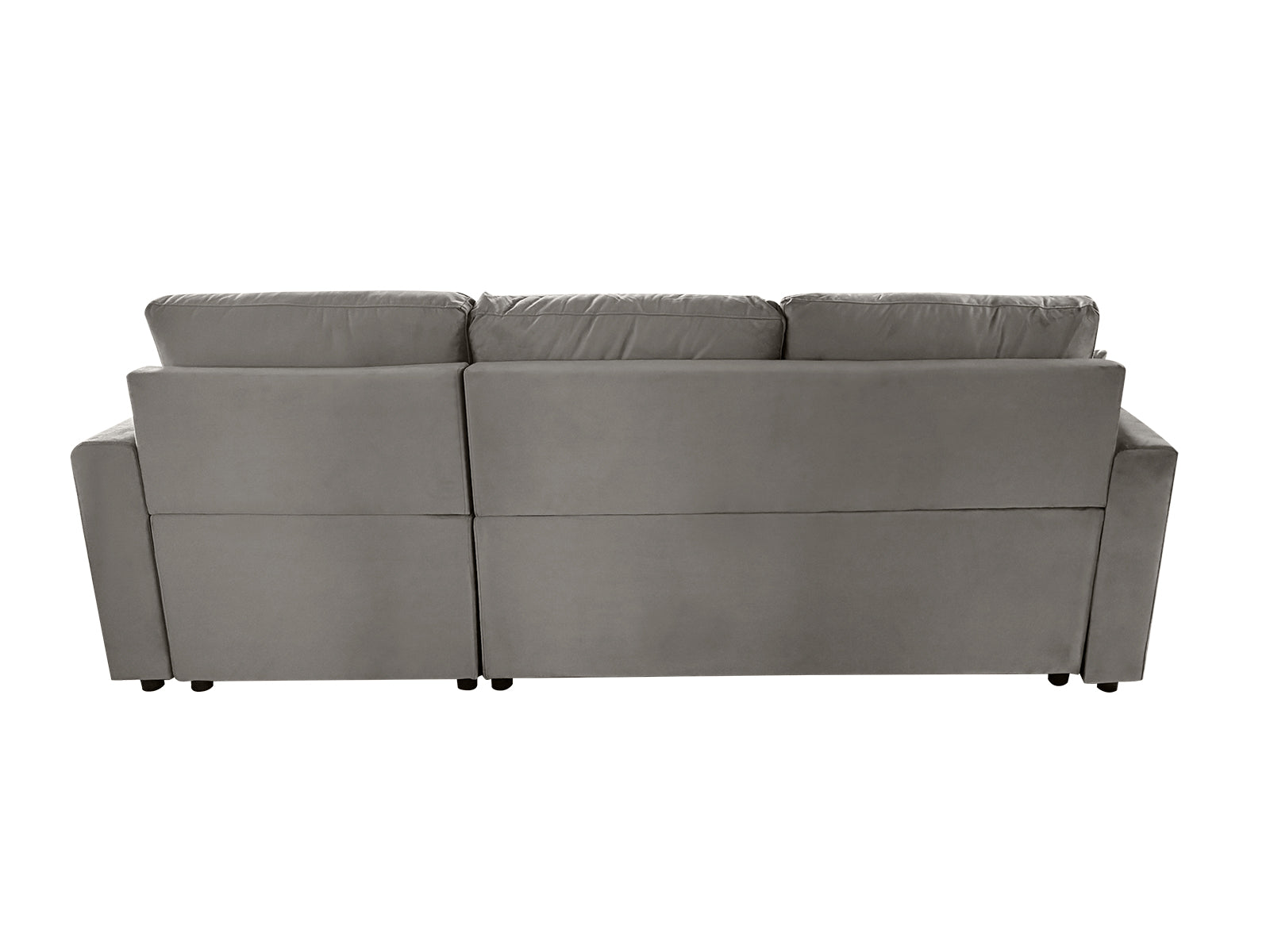 Rilla Pull Out Sofa Bed With Storage - Velvet Grey