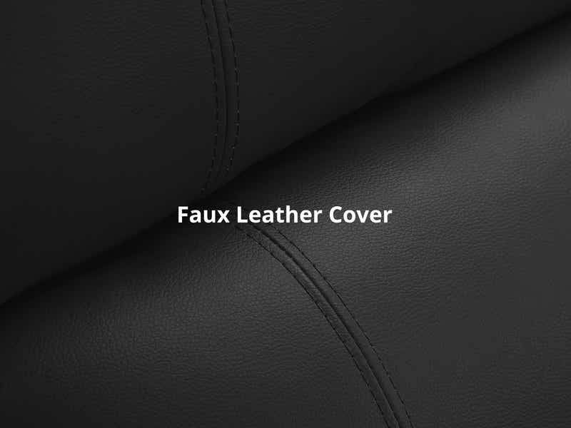 Caetlin PU Leather Recliner Sofa Set - Black