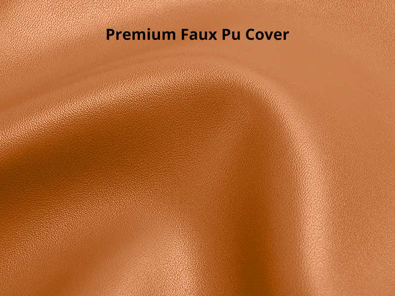 Auden Pull Out Sofa Bed with Storage Chaise PU Brown