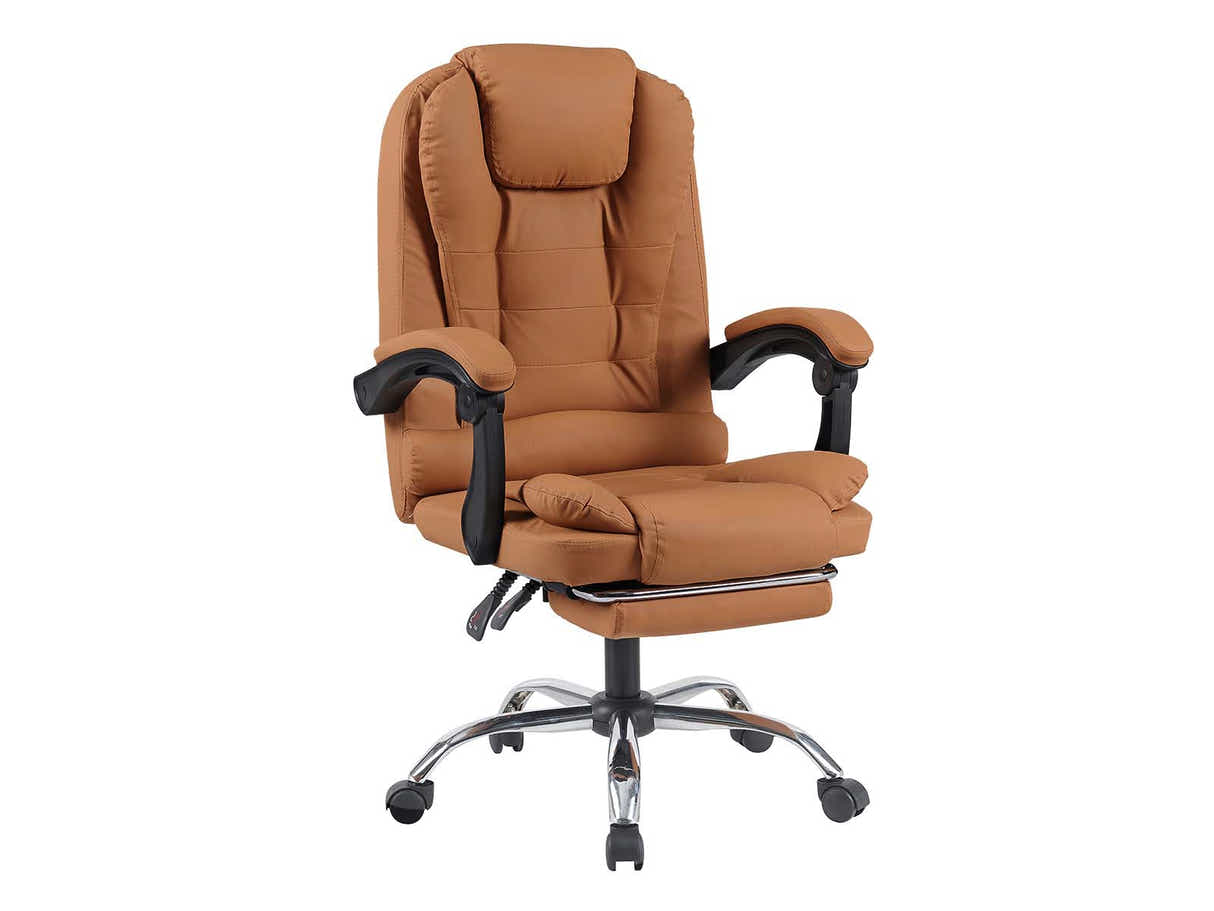 Hermia Massage Office Chair PVC - Brown
