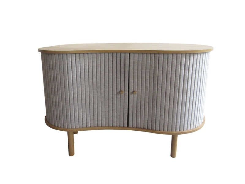 Ayla Tambour Sideboard - 100 cm