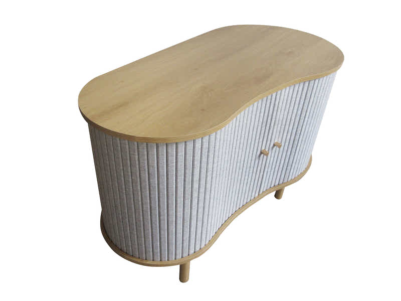 Ayla Tambour Sideboard - 100 cm