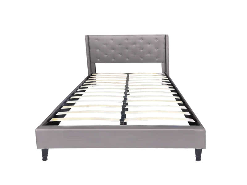 New Lisbeth Bed Frame Grey - Queen