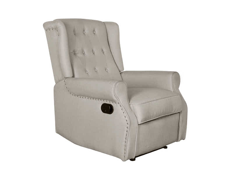 Linen Recliner Chair - Beige