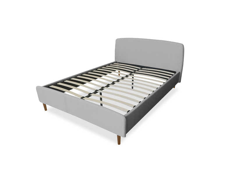 Zion Bed Frame Grey - Queen