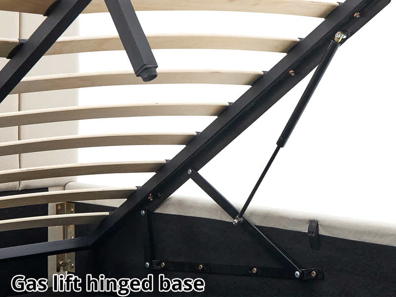 Shawnee Storage Bed Frame Beige - Queen