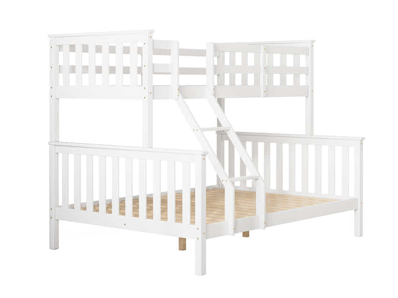 New Chico Triple Bunk Bed - White
