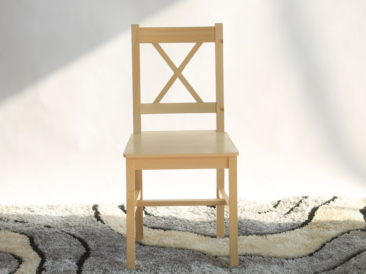 Ajax 5-Piece Dining Set - Natural Wood