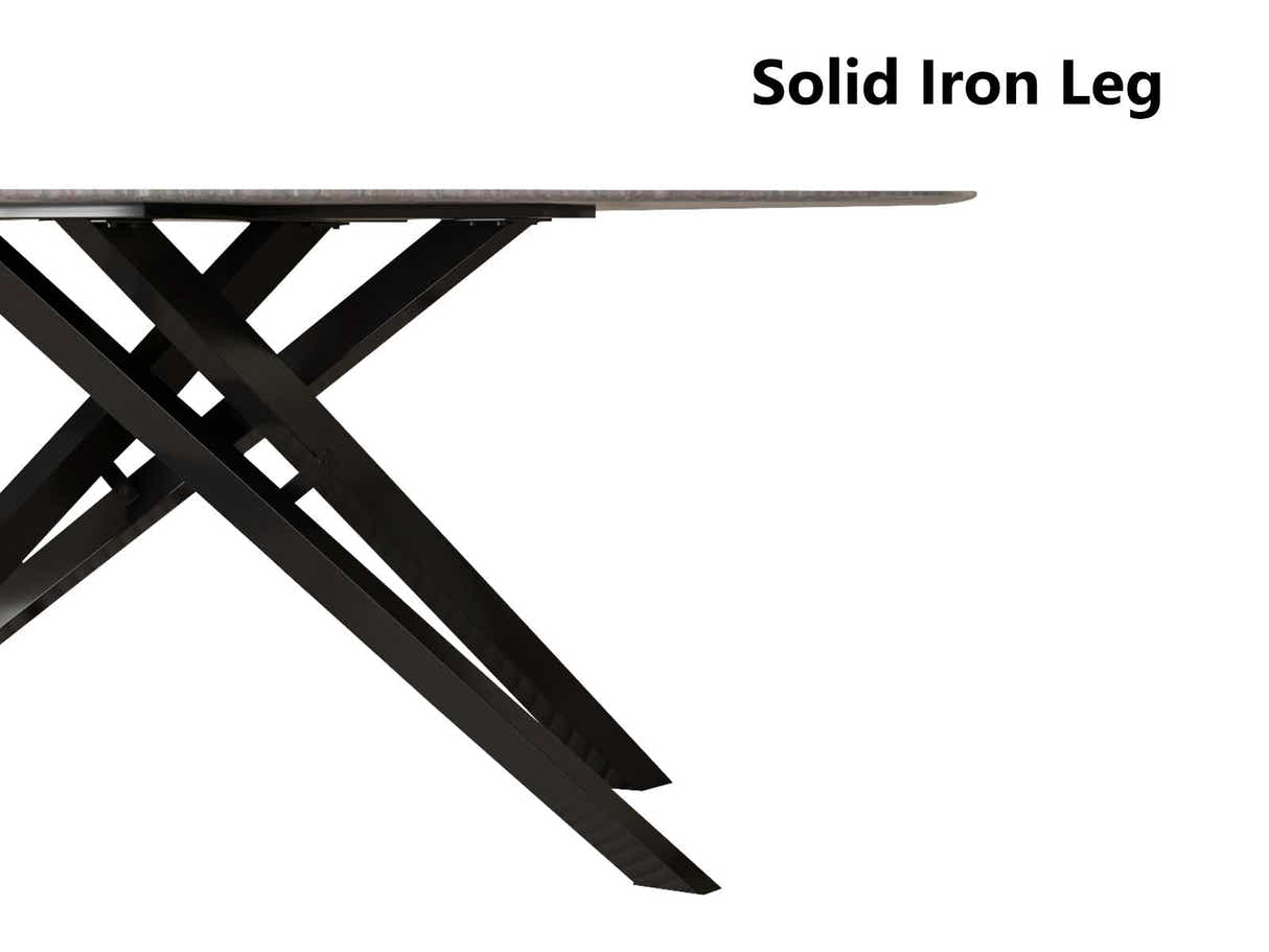 Moira Ceramic Top Dining Table - 179 cm