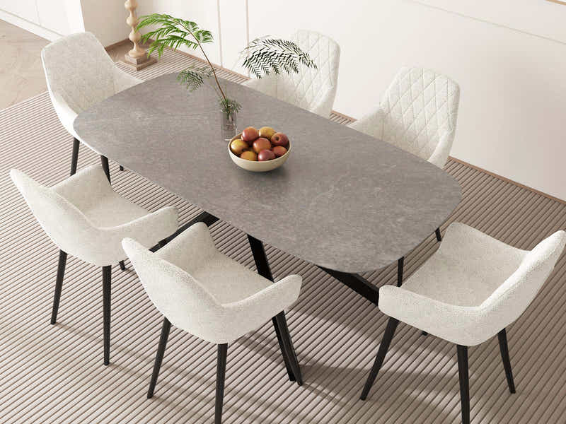 Moira Ceramic Top Dining Table  - 179 cm