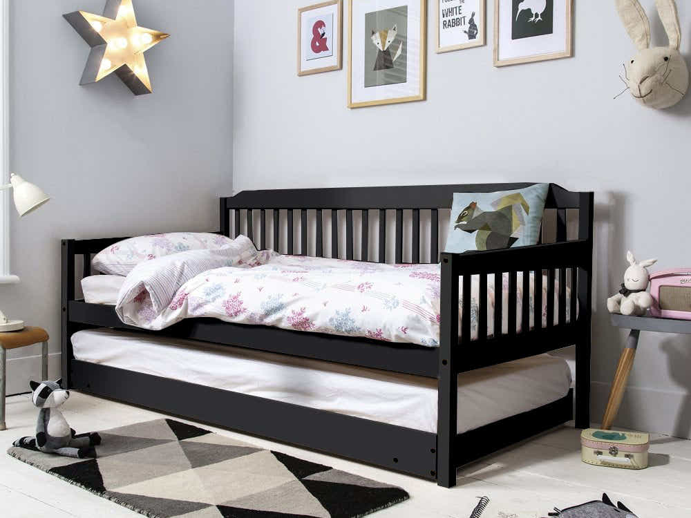 Karlan Daybed with Trundle - Black