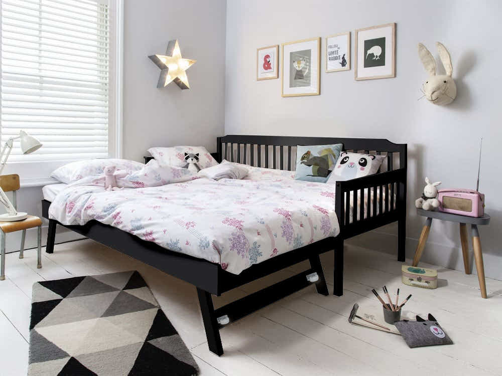Karlan Daybed with Trundle - Black