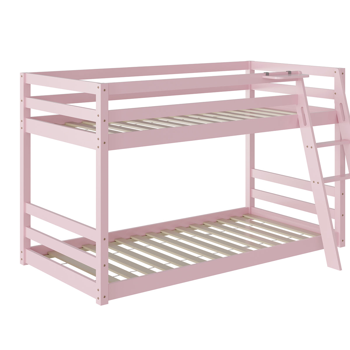 New Polli Mid-Sleeper Bunk Bed Pink