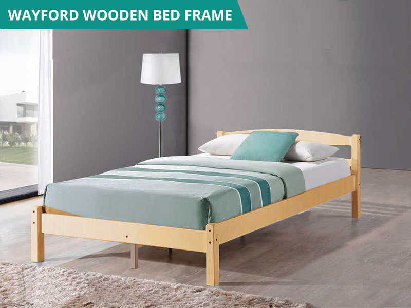 Wayford Bed Frame Natural - King Single