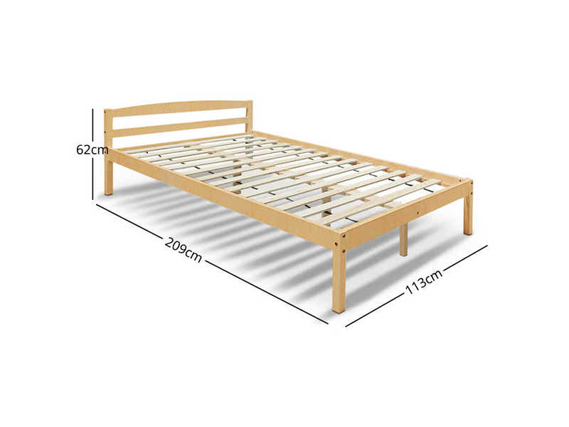 Wayford Bed Frame Natural - King Single