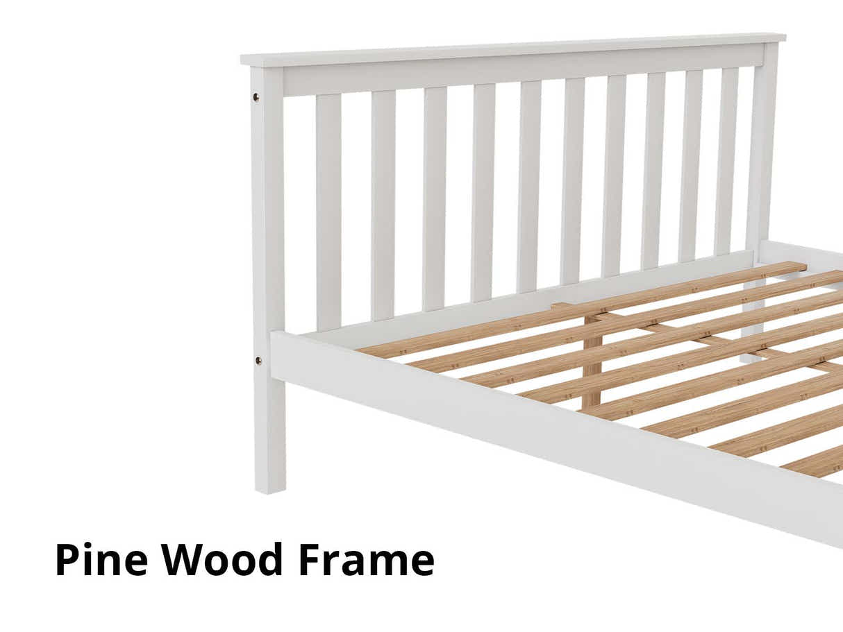 New Hampshire Bed Frame Double White
