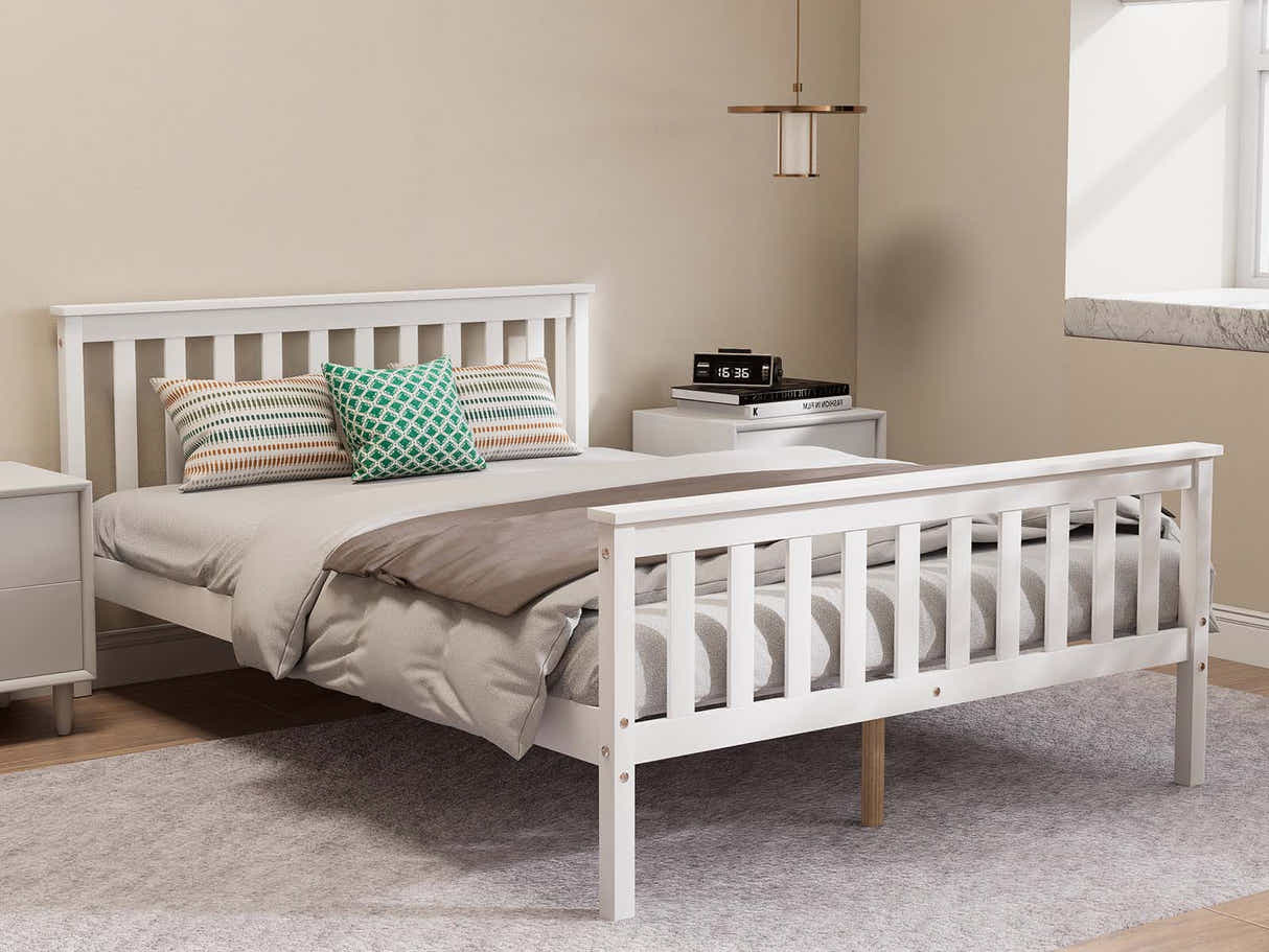 New Hampshire Bed Frame Double White