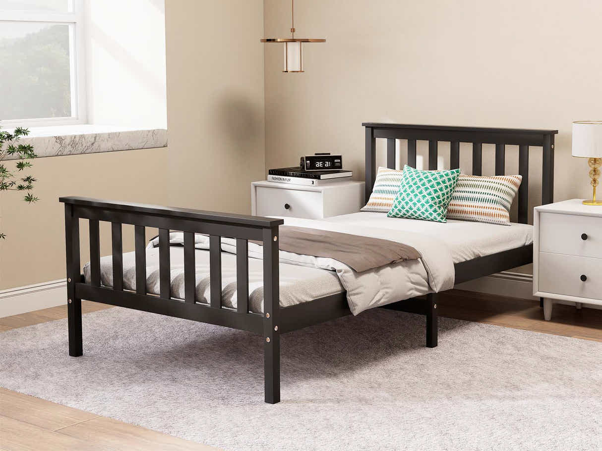 New Hampshire Bed Frame King Single Black