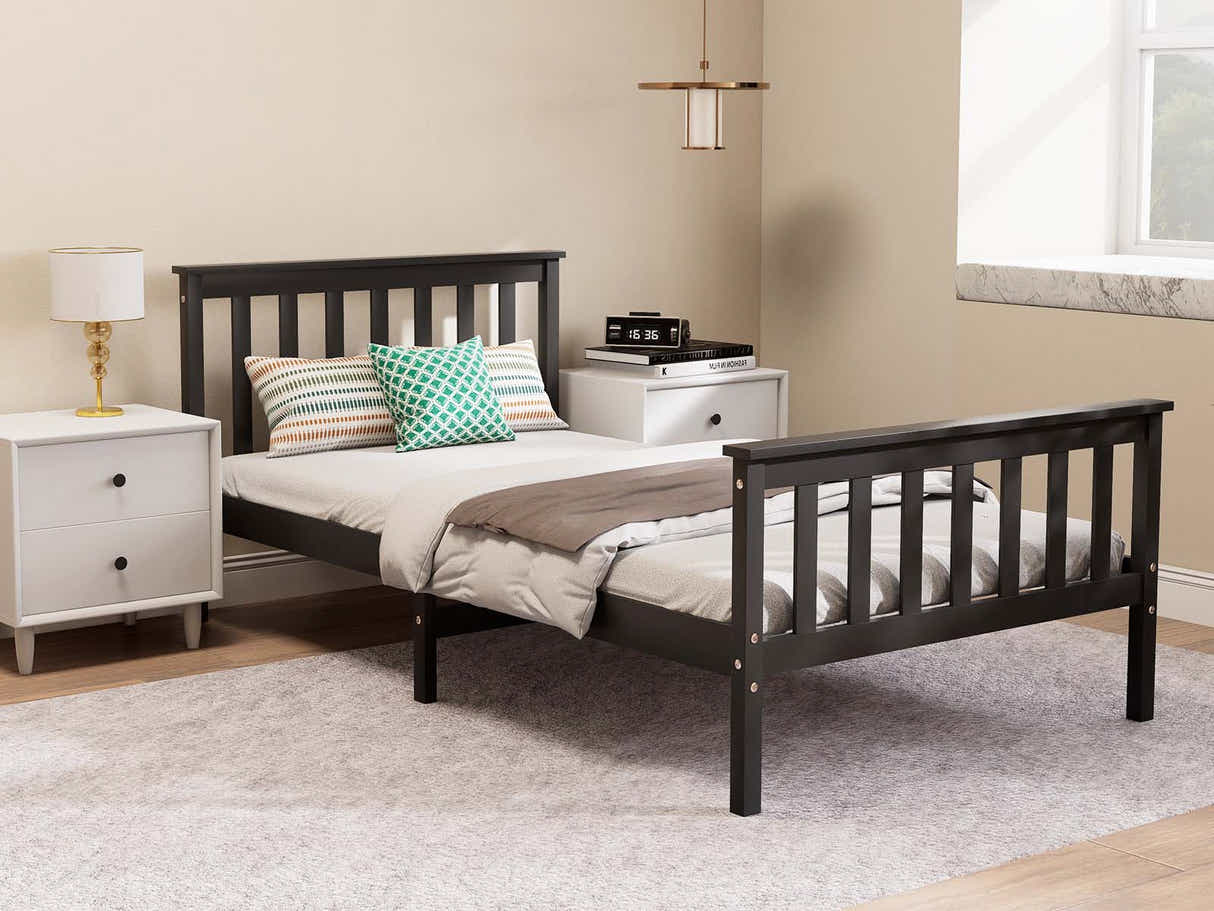 New Hampshire Bed Frame King Single Black