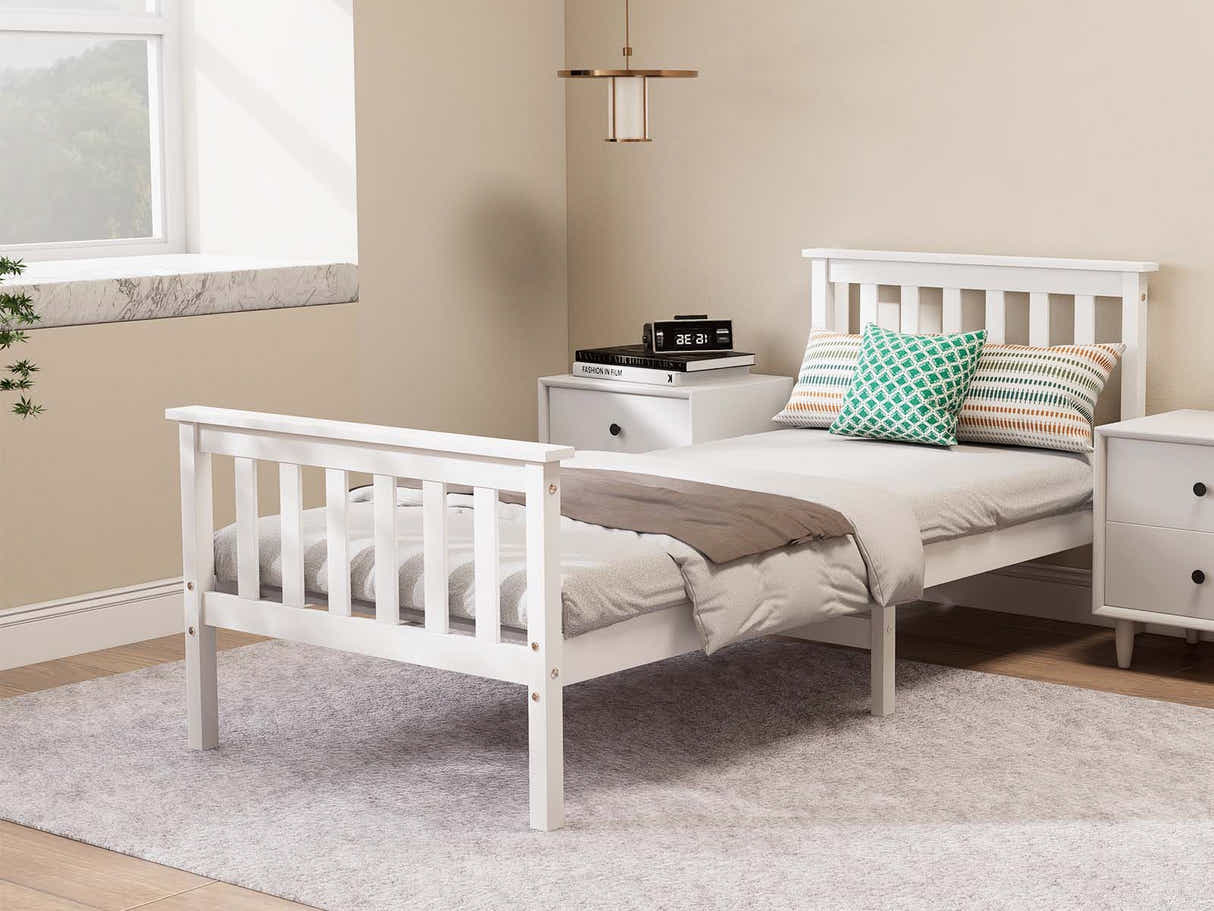 New Hampshire Bed Frame Single White