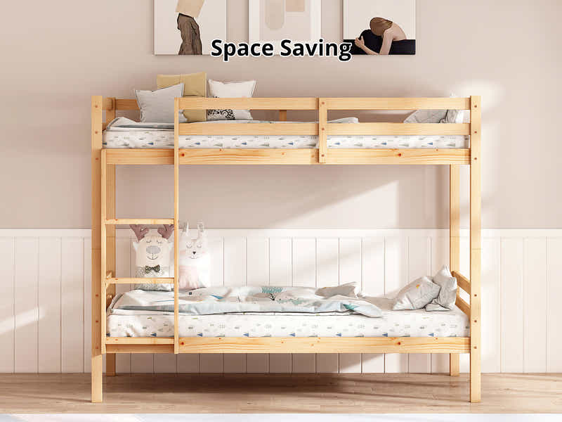 New Lyn Bunk Bed - Natural Wood