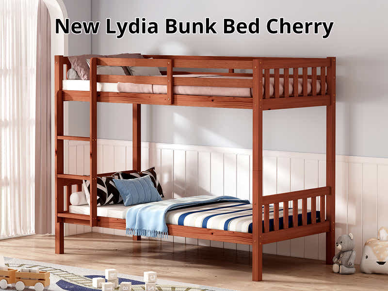 New Lydia Bunk Bed Cherry