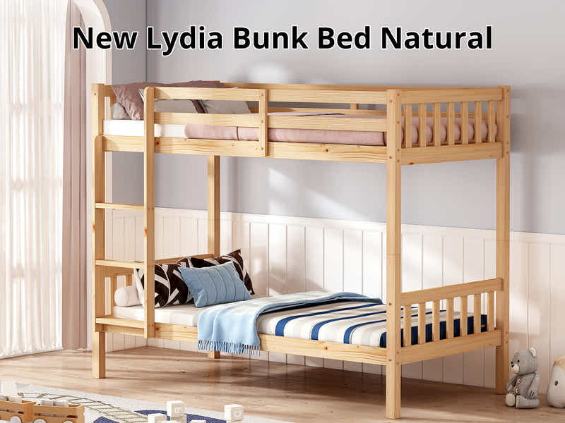 New Lydia Bunk Bed - Natural