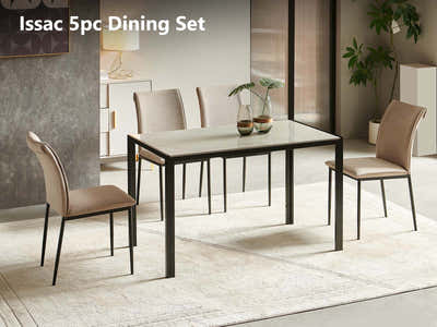 Issac 5-Piece Dining Set