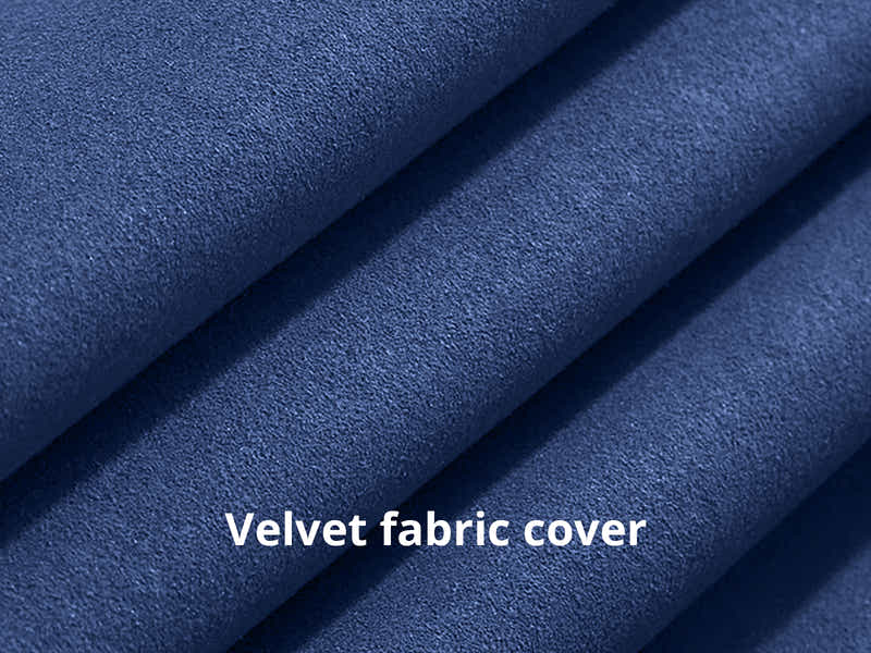 Limpley Velvet Sofa Bed - Blue