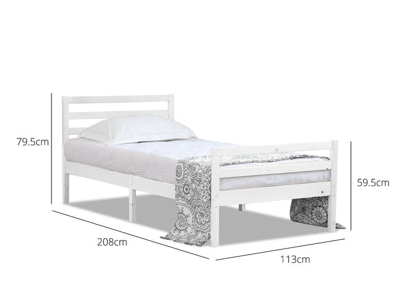 Canterbury Bed Frame - King Single