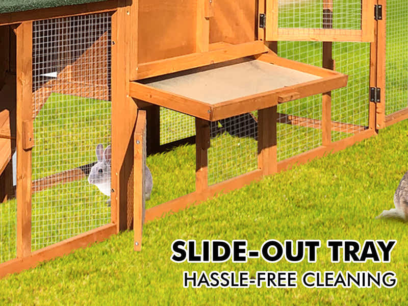 Wooden Rabbit House - 210cm