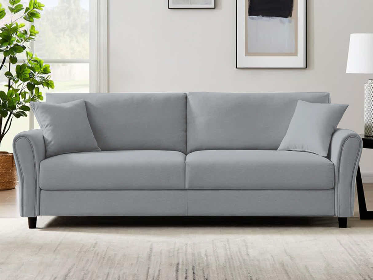 DS Cozza Linen Sofa Light Grey