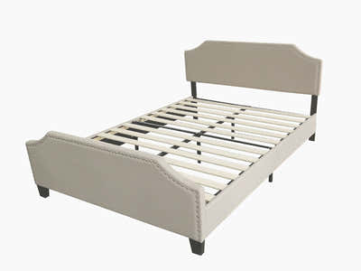 Eldora Bed Frame Khaki - Double