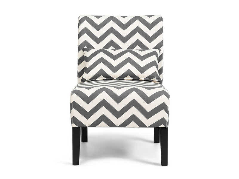 DS Percy Accent Chair Black + White