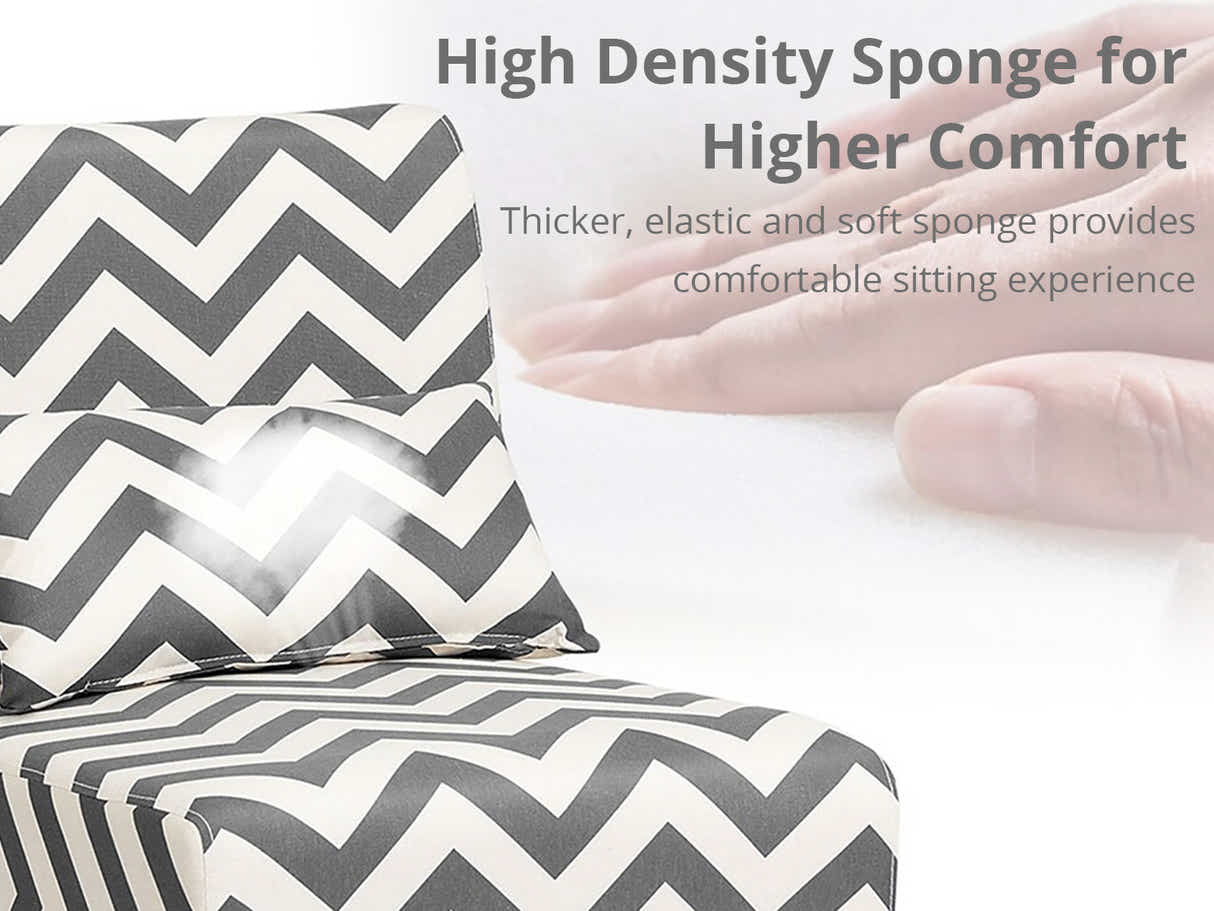 Percy Accent Chair Black + White