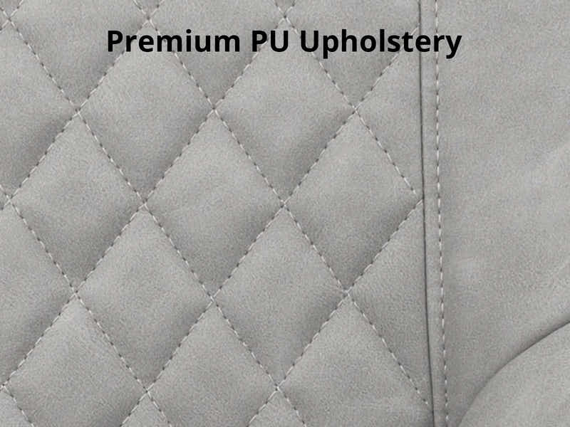 Tricia PU Dining Chair x2 Grey